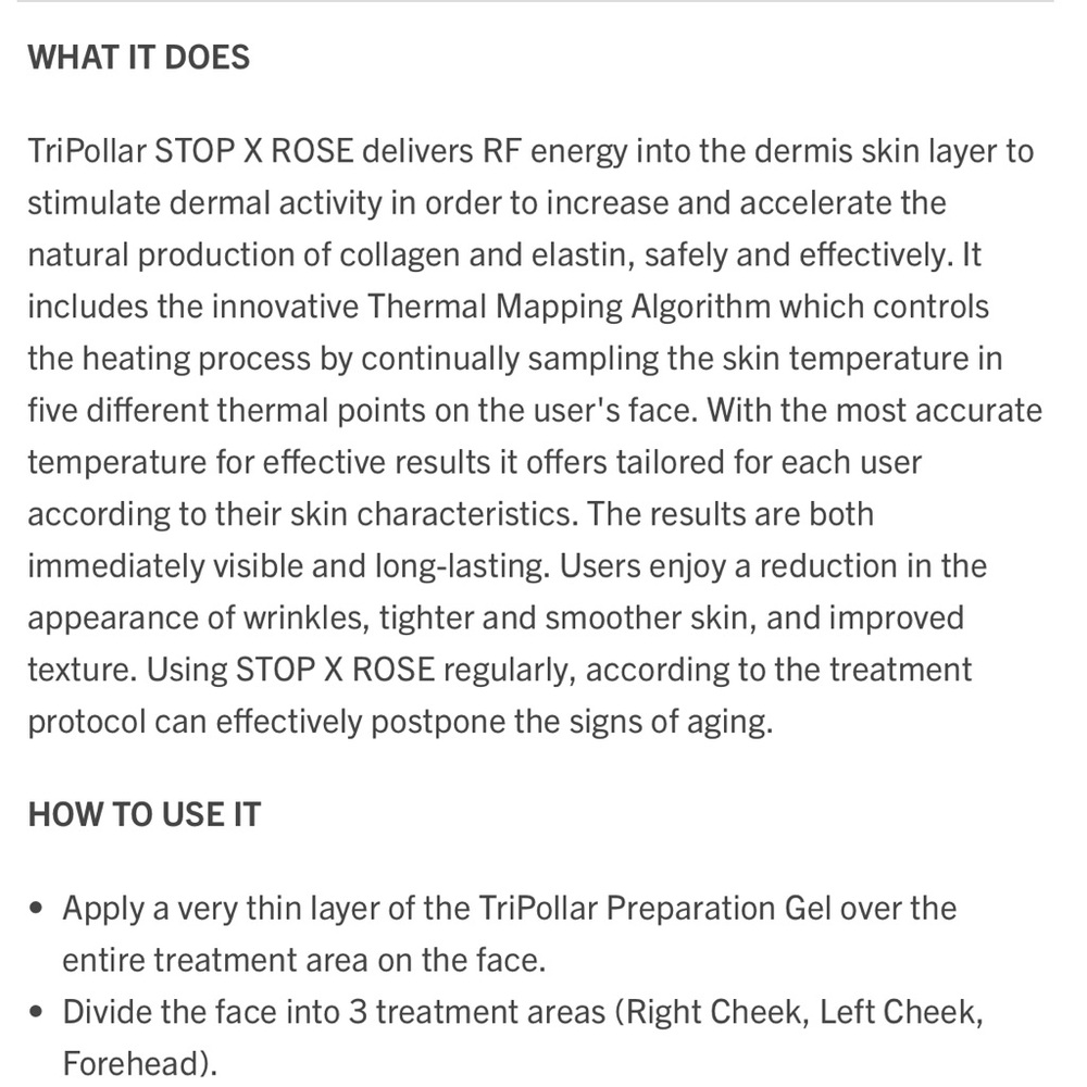TriPollar STOP X ROSE Special Edition Facial Renewal Device - Picture 5 of 7